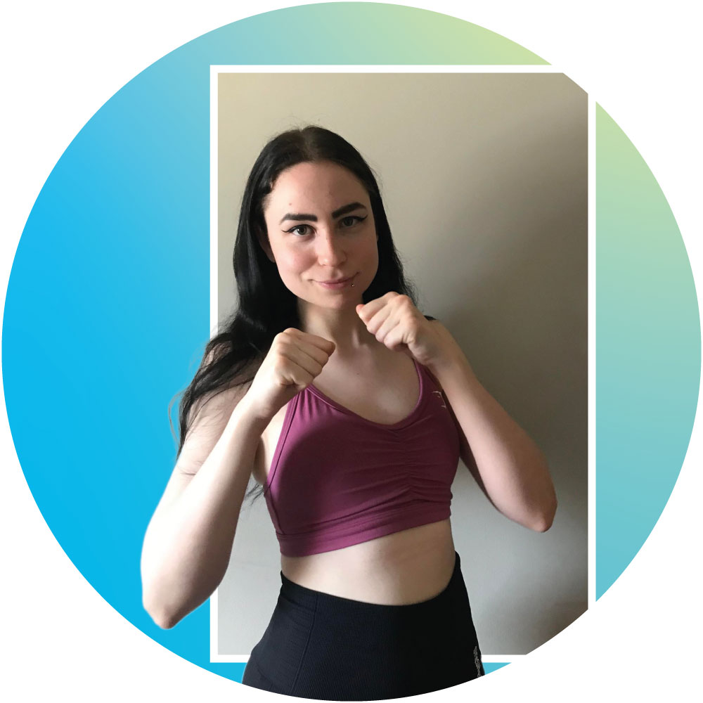 Hospitality Business Management student and muay thai fighter Elze Demereckaite