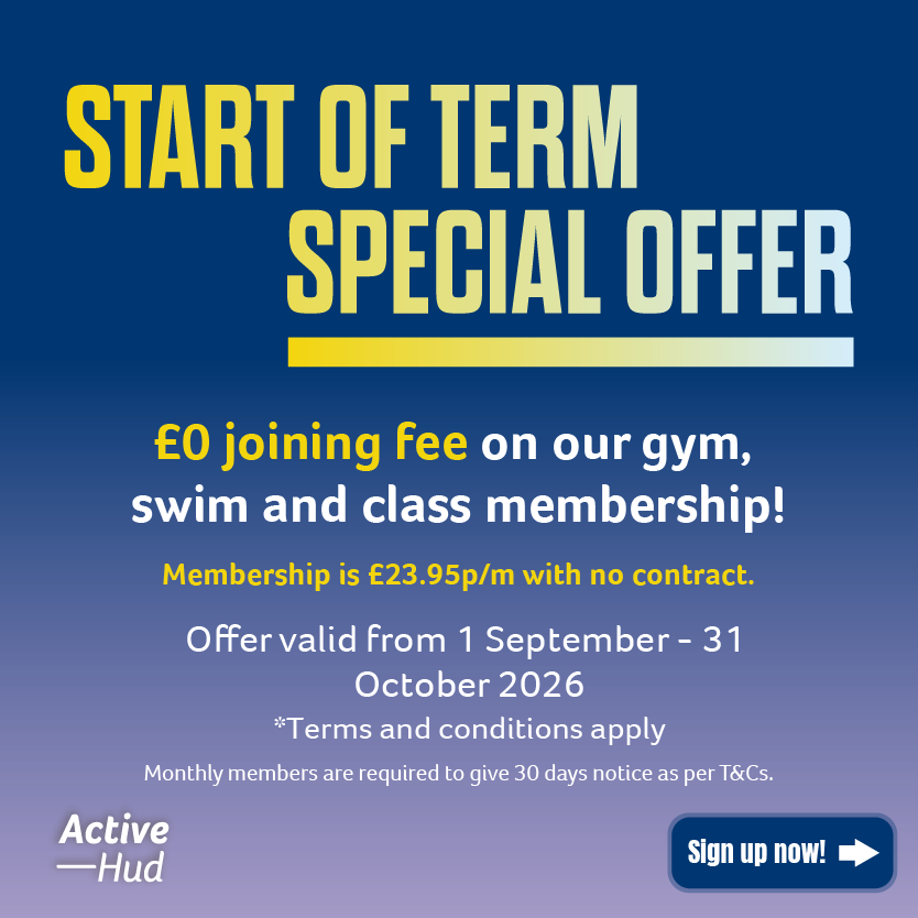 Start of term special offer - £0 Joining Fee!