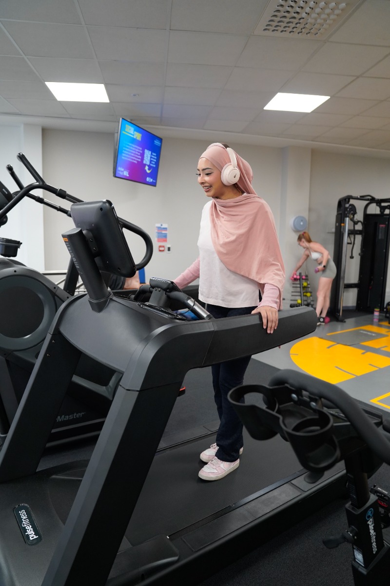 Women working out on The Mezz