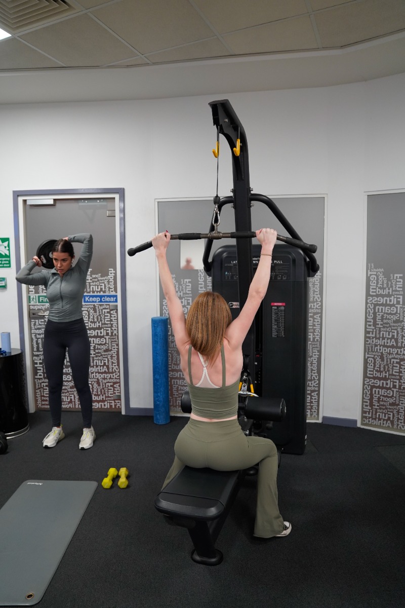 Women working out on The Mezz