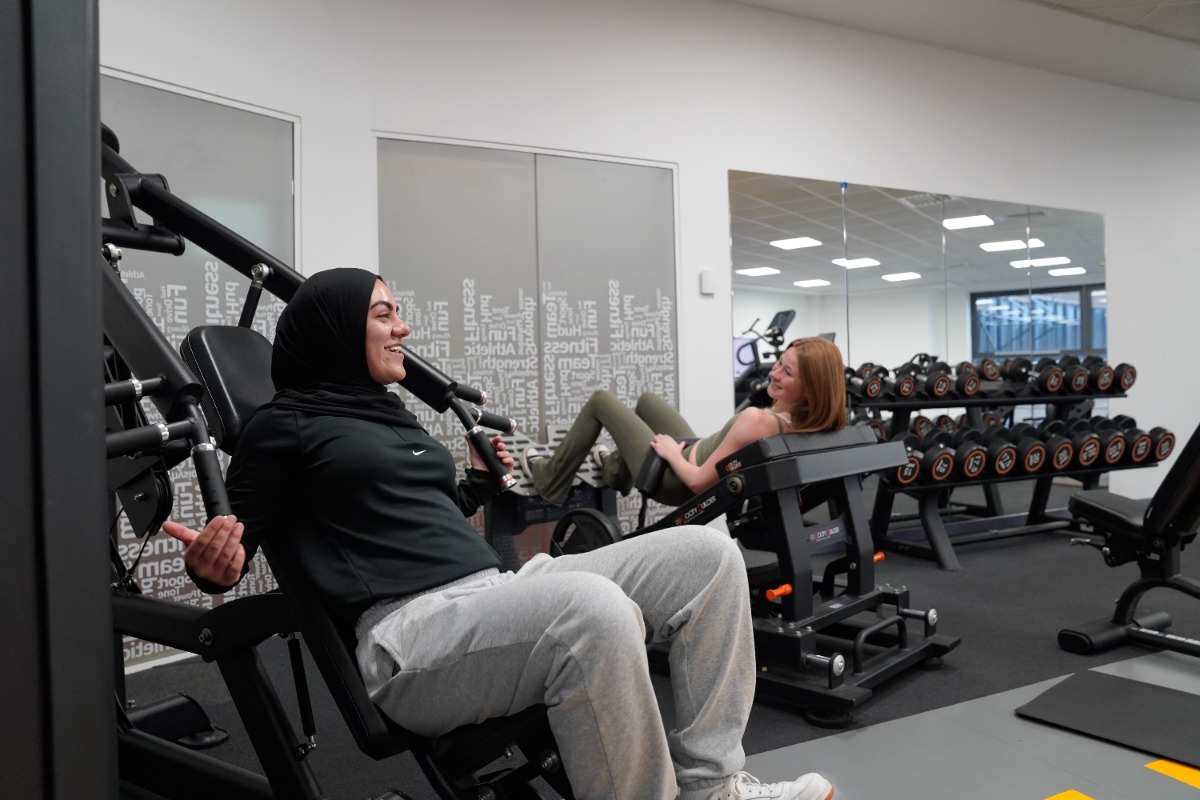 Women working out on The Mezz